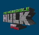 The Incredible Hulk Title Screen